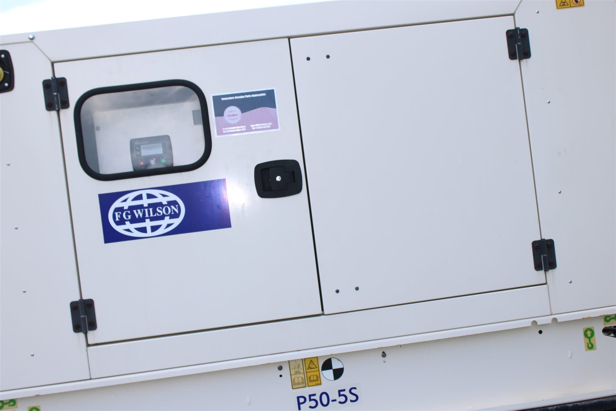 FG Wilson generator equipment at Paradisa Villa